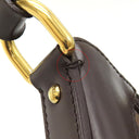 ルイヴィトン LOUIS VUITTON テムズPM N48180 ダミエエベヌ ダミエキャンバス ショルダーバッグ ゴールド金具 茶 ハンドバッグ ワンショルダー 肩掛け