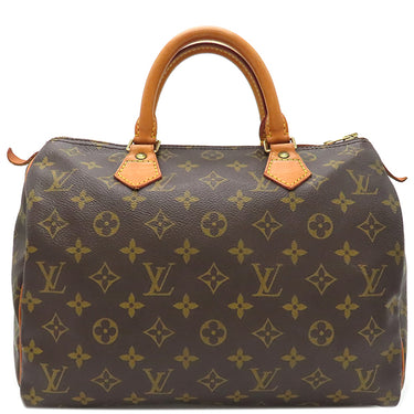 ルイヴィトン LOUIS VUITTON スピーディ 30 M41526 モノグラム モノグラムキャンバス ハンドバッグ ゴールド金具 茶 ミニボストン 鍵・パドロック欠品