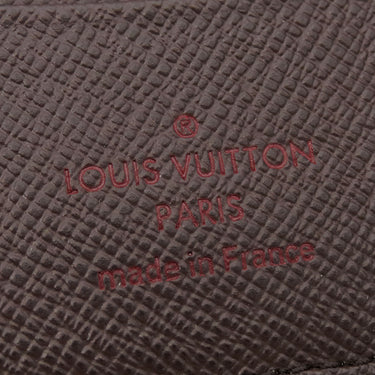 ルイヴィトン LOUIS VUITTON ジッピー コンパクト ウォレット N60028 ダミエ ダミエキャンバス 長財布 ゴールド金具 ラウンドファスナー 茶