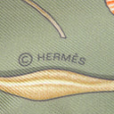 エルメス HERMES ツイリー グリ ペルル×ヴェール アマンド×ベージュ シルク スカーフ 新品 未使用 【IN THE POCKET/イン ザ ポケット】