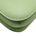 エルメス HERMES コンスタンス3 ミニ ヴェールクリケット ヴォーエプソン ショルダーバッグ ゴールド金具 緑