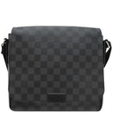 ルイヴィトン LOUIS VUITTON ディストリクトPM N41260 ダミエグラフィット ダミエグラフィットキャンバス ショルダーバッグ シルバー金具 グレー 黒 メッセンジャーバッグ