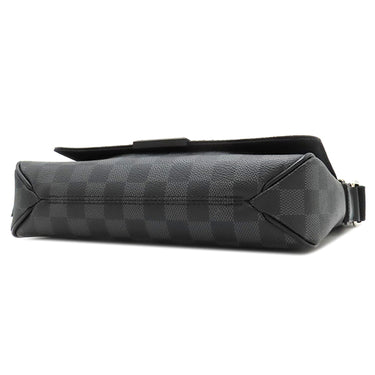 ルイヴィトン LOUIS VUITTON ディストリクトPM N41260 ダミエグラフィット ダミエグラフィットキャンバス ショルダーバッグ シルバー金具 グレー 黒 メッセンジャーバッグ