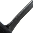 サンローラン SAINT LAURENT リヴ ゴーシュ 499290 ブラック コットン レザー トートバッグ シルバー金具 黒 RIVE GAUCHE