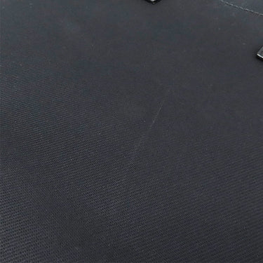 サンローラン SAINT LAURENT リヴ ゴーシュ 499290 ブラック コットン レザー トートバッグ シルバー金具 黒 RIVE GAUCHE