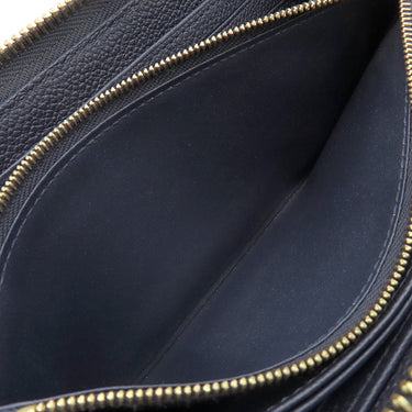 ルイヴィトン LOUIS VUITTON ジッピー ウォレット M62121 マリーヌルージュ モノグラムアンプラント 長財布 ゴールド金具 紺 ラウンドファスナー