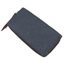 ルイヴィトン LOUIS VUITTON ジッピー ウォレット M62121 マリーヌルージュ モノグラムアンプラント 長財布 ゴールド金具 紺 ラウンドファスナー