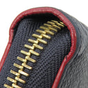 ルイヴィトン LOUIS VUITTON ジッピー ウォレット M62121 マリーヌルージュ モノグラムアンプラント 長財布 ゴールド金具 紺 ラウンドファスナー