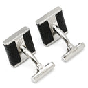 ルイヴィトン LOUIS VUITTON ブトン ドゥ マンシェット ソーホー M65072 ダミエグラフィット ダミエグラフィットキャンバス カフス シルバー金具 黒 カフリンクス