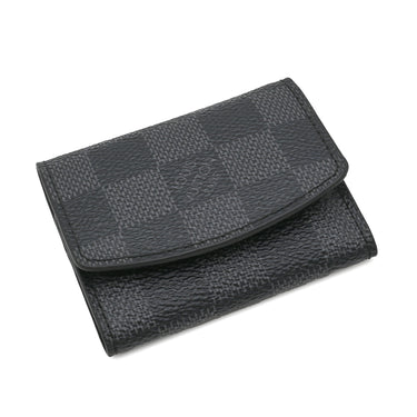 ルイヴィトン LOUIS VUITTON ブトン ドゥ マンシェット ソーホー M65072 ダミエグラフィット ダミエグラフィットキャンバス カフス シルバー金具 黒 カフリンクス