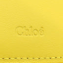 クロエ Chloe C トリフォールド ウォレット スタンイエロー レザー 三つ折り財布 ゴールド金具 黄 ミニ財布