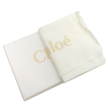 クロエ Chloe C トリフォールド ウォレット スタンイエロー レザー 三つ折り財布 ゴールド金具 黄 ミニ財布
