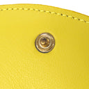 クロエ Chloe C トリフォールド ウォレット スタンイエロー レザー 三つ折り財布 ゴールド金具 黄 ミニ財布