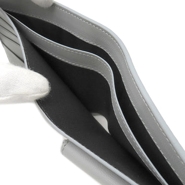 ジバンシイ GIVENCHY 4CC BILLFOLD WALLET BK6090K1VX ライトグレー カーフ 二つ折り財布 シルバー金具 コンパクト ウォレット