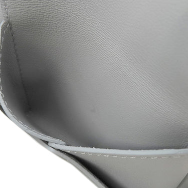 ジバンシイ GIVENCHY 4CC BILLFOLD WALLET BK6090K1VX ライトグレー カーフ 二つ折り財布 シルバー金具 コンパクト ウォレット