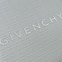 ジバンシイ GIVENCHY 4CC BILLFOLD WALLET BK6090K1VX ライトグレー カーフ 二つ折り財布 シルバー金具 コンパクト ウォレット