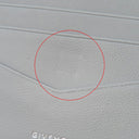 ジバンシイ GIVENCHY 4CC BILLFOLD WALLET BK6090K1VX ライトグレー カーフ 二つ折り財布 シルバー金具 コンパクト ウォレット