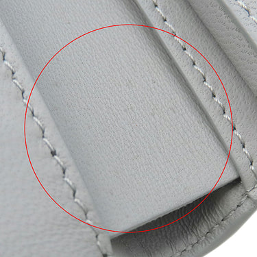 ジバンシイ GIVENCHY 4CC BILLFOLD WALLET BK6090K1VX ライトグレー カーフ 二つ折り財布 シルバー金具 コンパクト ウォレット