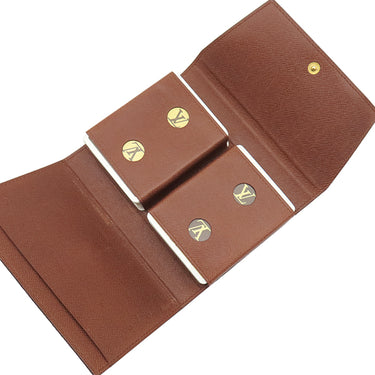 ルイヴィトン LOUIS VUITTON トランプケース M58648 モノグラム モノグラムキャンバス 小物 ゴールド金具 茶 カードケース トランプ付き
