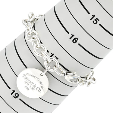 ティファニー Tiffany & Co リターン トゥ ティファニー ラウンドタグ シルバー シルバー925 ブレスレット TIFFANY＆Co. AG925