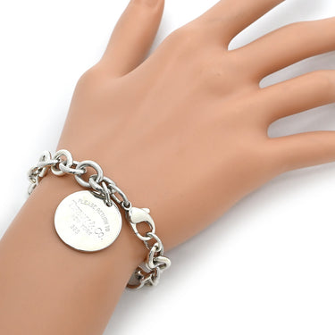 ティファニー Tiffany & Co リターン トゥ ティファニー ラウンドタグ シルバー シルバー925 ブレスレット TIFFANY＆Co. AG925
