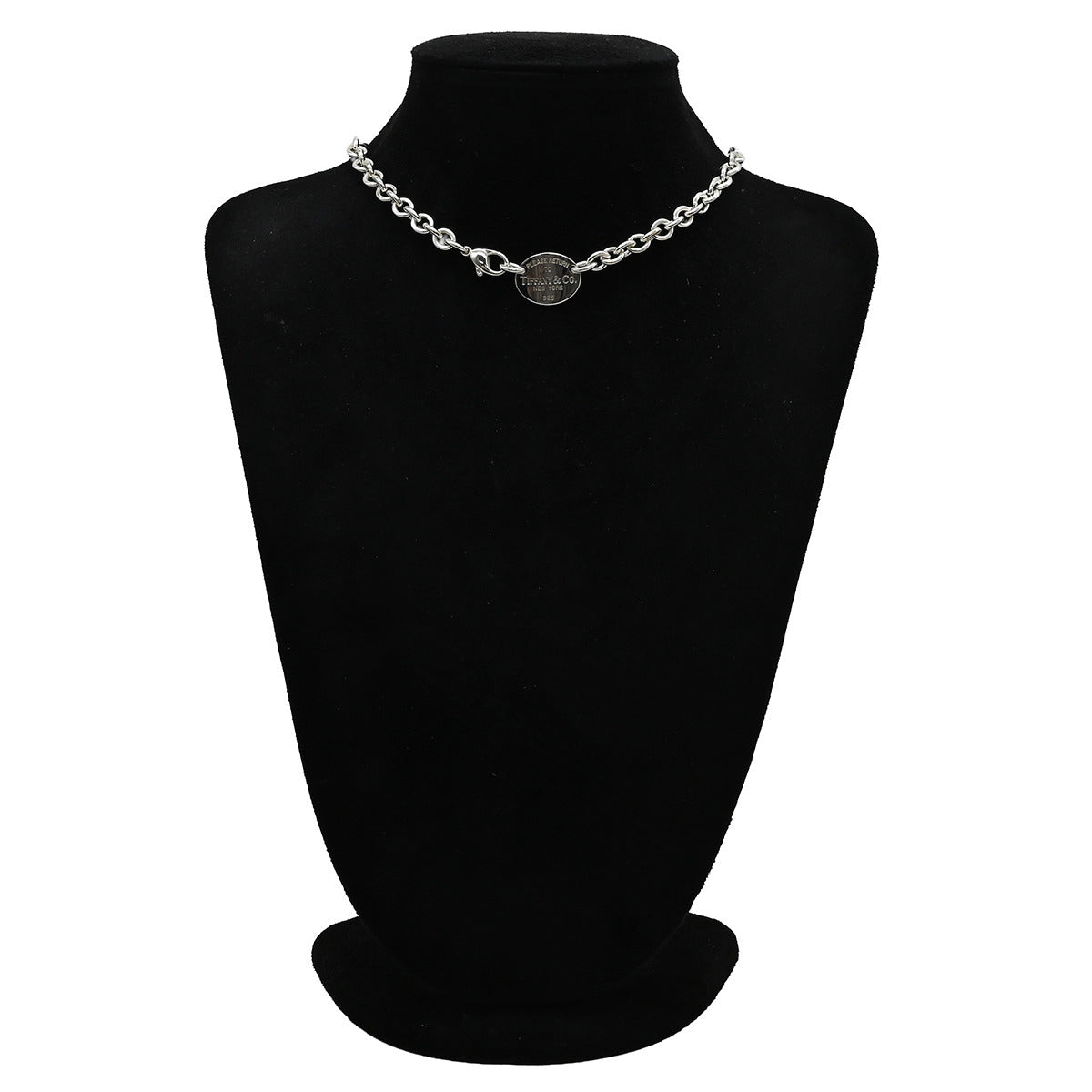 ティファニー925 チョーカー vintage tiffany&co. braid link necklace chokerシルバー925