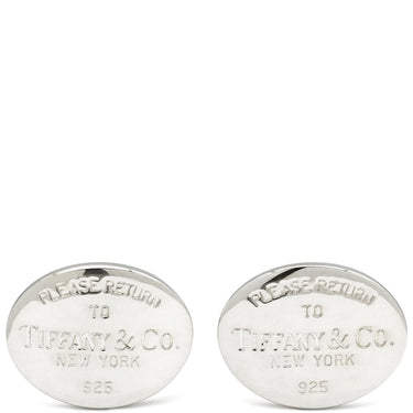 ティファニー Tiffany & Co リターン トゥ ティファニー オーバルタグ シルバー シルバー925 カフス T&Co. AG925 カフスボタン
