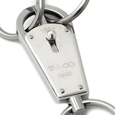 ティファニー Tiffany & Co 1837 メイカーズ バレット キー リング シルバー シルバー925 キーホルダー TIFFANY＆Co. AG925 3連リング