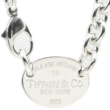 ティファニー Tiffany & Co リターン トゥ ティファニー オーバルタグ シルバー シルバー925 ネックレス チョーカー TIFFANY＆Co. AG925