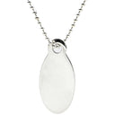 ティファニー Tiffany & Co リターン トゥ ティファニー オーバルタグ シルバー シルバー925 ネックレス ボールチェーン TIFFANY＆Co. AG925