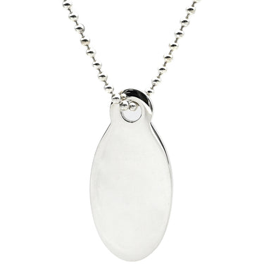 ティファニー Tiffany & Co リターン トゥ ティファニー オーバルタグ シルバー シルバー925 ネックレス ボールチェーン TIFFANY＆Co. AG925