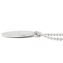 ティファニー Tiffany & Co リターン トゥ ティファニー オーバルタグ シルバー シルバー925 ネックレス ボールチェーン TIFFANY＆Co. AG925