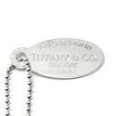 ティファニー Tiffany & Co リターン トゥ ティファニー オーバルタグ シルバー シルバー925 ネックレス ボールチェーン TIFFANY＆Co. AG925