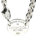 ティファニー Tiffany & Co リターン トゥ ティファニー オーバルタグ シルバー シルバー925 ネックレス チョーカー TIFFANY＆Co. AG925