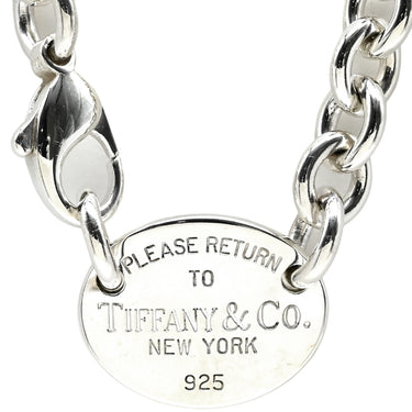ティファニー Tiffany & Co リターン トゥ ティファニー オーバルタグ シルバー シルバー925 ネックレス チョーカー TIFFANY＆Co. AG925