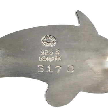 ジョージ・ジェンセン Georg Jensen イルカモチーフ 317B シルバー シルバー925 ブローチ ドルフィン AG925