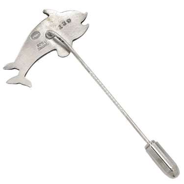 ジョージ・ジェンセン Georg Jensen イルカモチーフ ピンブローチ 129 シルバー シルバー925 ブローチ AG925