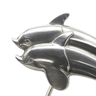 ジョージ・ジェンセン Georg Jensen イルカモチーフ ピンブローチ 129 シルバー シルバー925 ブローチ AG925