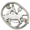 ジョージ・ジェンセン Georg Jensen 鹿モチーフ 256 シルバー シルバー925 ブローチ DEER アニマル AG925 ヴィンテージ