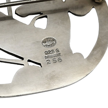 ジョージ・ジェンセン Georg Jensen 鹿モチーフ 256 シルバー シルバー925 ブローチ DEER アニマル AG925 ヴィンテージ