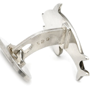 ジョージ・ジェンセン Georg Jensen イルカモチーフ タイピン カフスセット 73・129 シルバー シルバー925 タイピン AG925 タイバー カフリンクス