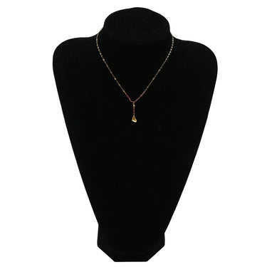 スタージュエリー STAR JEWELRY ミステリアスハート イエローゴールド K18YG ダイヤモンド ネックレス 750YG Au750 18金 色石 ダイヤ