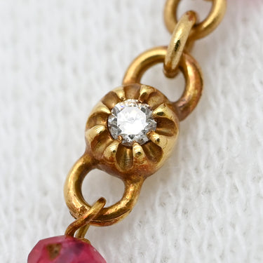 スタージュエリー STAR JEWELRY ミステリアスハート イエローゴールド K18YG ダイヤモンド ネックレス 750YG Au750 18金 色石 ダイヤ