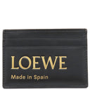 ロエベ LOEWE エンボス プレーン カードホルダー CLE0322X01 ブラック×ゴールド カーフ カードケース 黒 ロゴ 定期入れ カード入れ