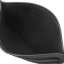 ロエベ LOEWE エンボス プレーン カードホルダー CLE0322X01 ブラック×ゴールド カーフ カードケース 黒 ロゴ 定期入れ カード入れ