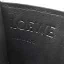 ロエベ LOEWE エンボス プレーン カードホルダー CLE0322X01 ブラック×ゴールド カーフ カードケース 黒 ロゴ 定期入れ カード入れ