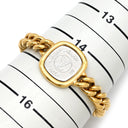 ルイヴィトン LOUIS VUITTON ID LV ブレス M61092 ゴールド×シルバー GP ブレスレット LVマーク