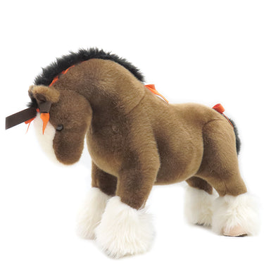 エルメス HERMES エルミー PM ナチュラル アクリル レザー ぬいぐるみ 茶 馬 ポニー