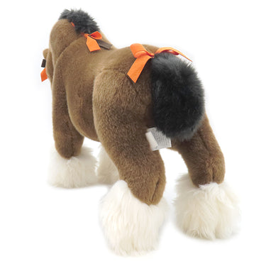 エルメス HERMES エルミー PM ナチュラル アクリル レザー ぬいぐるみ 茶 馬 ポニー