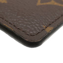 ルイヴィトン LOUIS VUITTON ポルト カルト サーンプル M60703 フューシャ モノグラムキャンバス カードケース 茶 カード入れ パスケース 定期入れ